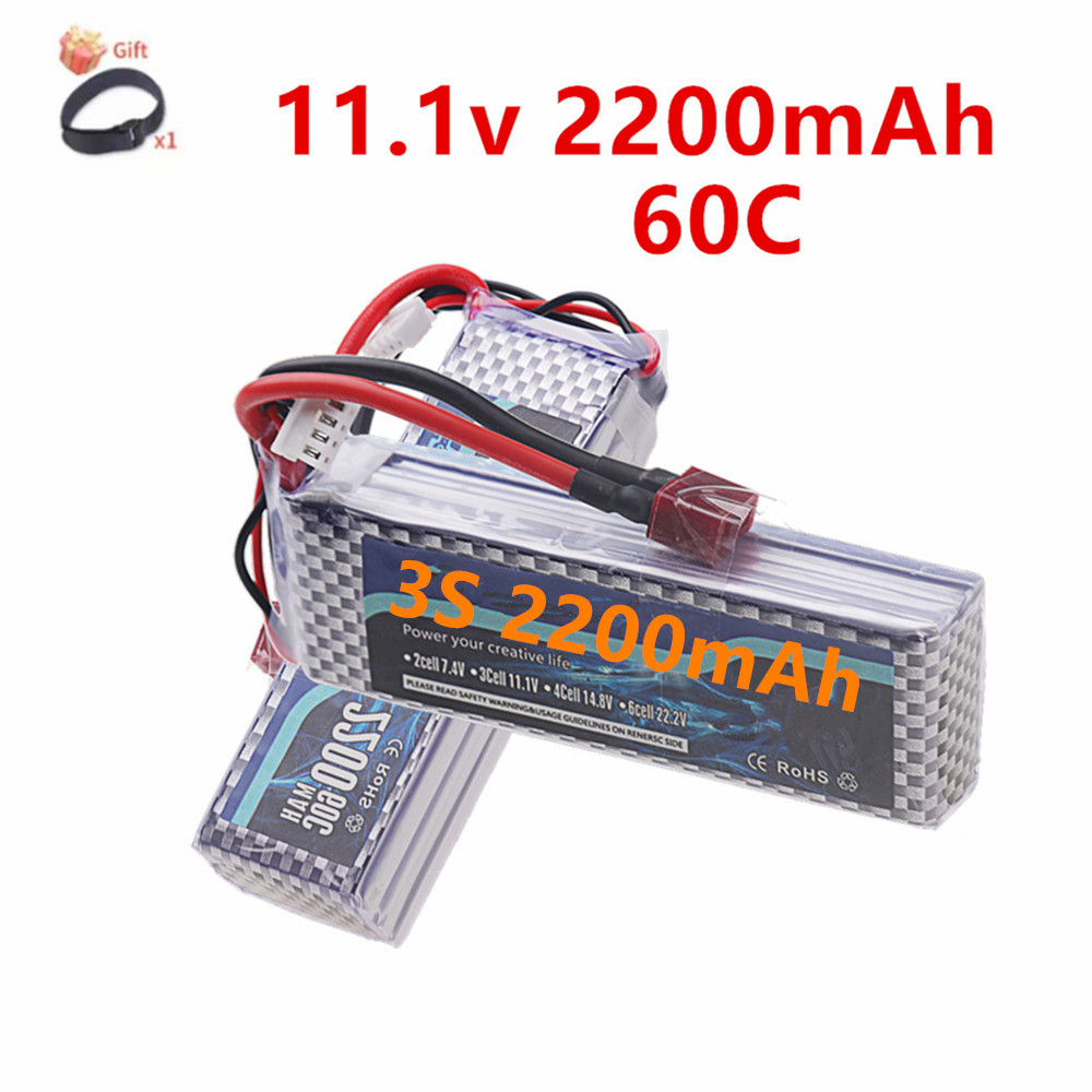 Rc Helicopter Coaxial - Baterai Lipo 3S 11.1V Deans T