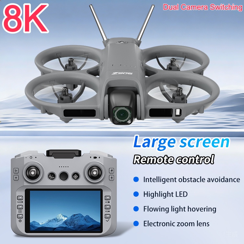Rc Helicopter Electric - Drone Kamera 8K ESC dengan Penentuan
