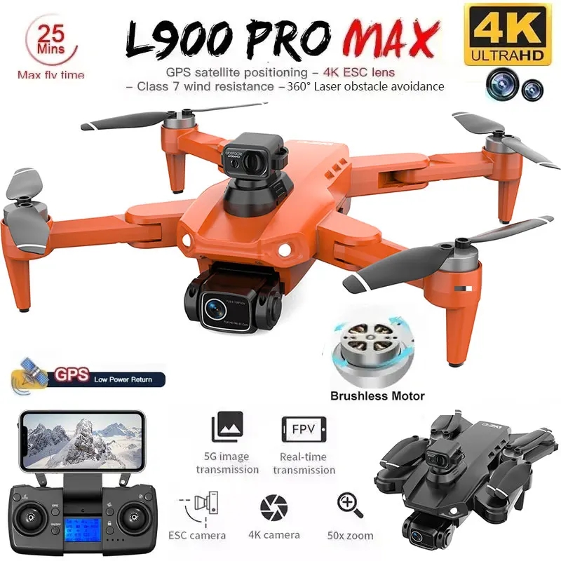 L900 Pro MAX Drone GPS, mainan - Rc Helicopter Electric ulasan dan harga