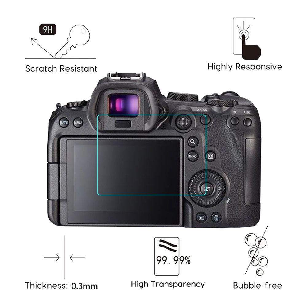 Film Pelindung Kaca Kamera unt - Canon Camera Eos R8 ulasan dan harga