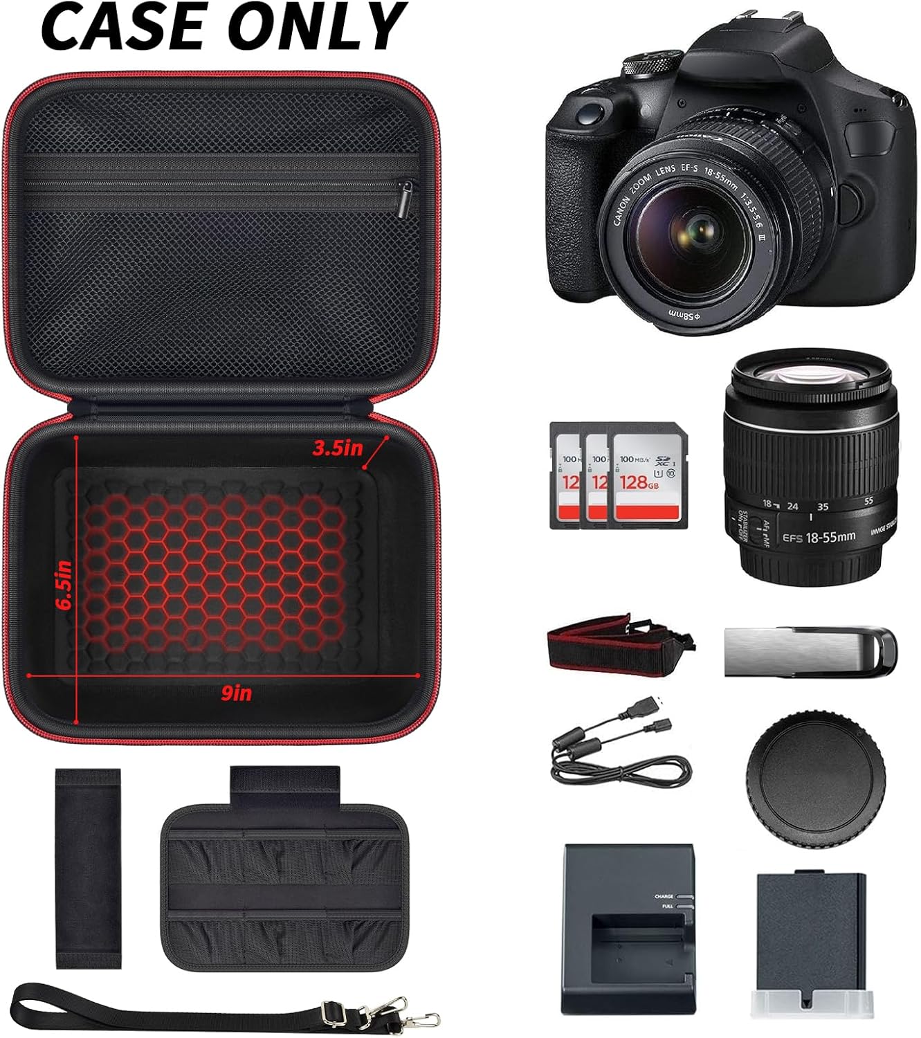 Tas Penyimpanan Kamera untuk K - Canon Camera Eos R50 ulasan dan harga