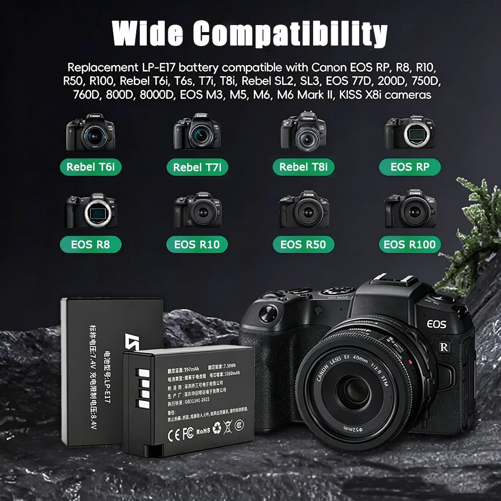 Baterai LP-E17 untuk Kamera Ca - Canon Camera Eos R50 ulasan dan harga